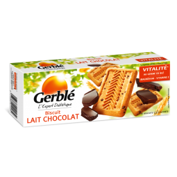 Biscuiti dietetici pepite ciocolata lapte 230g - GERBLE