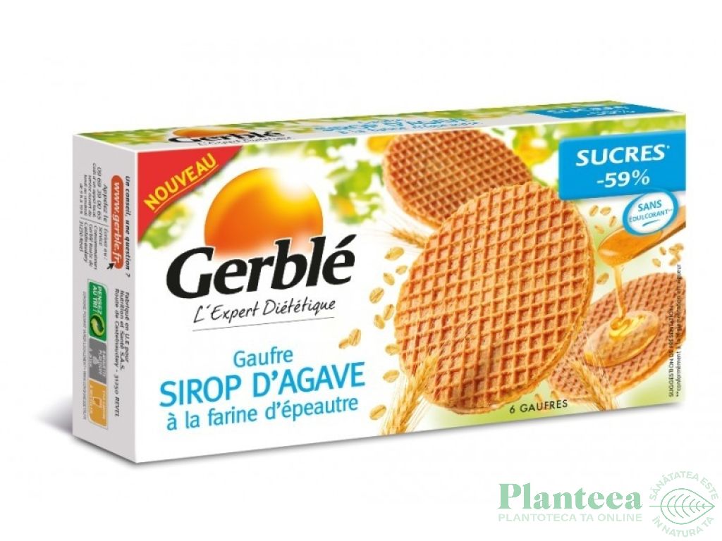 Gaufre dietetic sirop agave alac Expert 175g - GERBLE