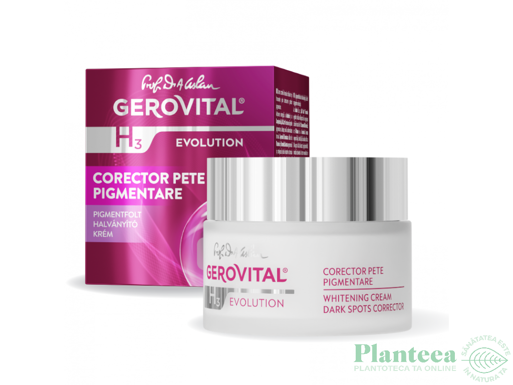 Crema corector pete pigmentare 50ml - GEROVITAL H3 EVOLUTION