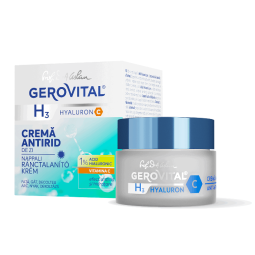 Crema zi antirid acid hialuronic C 50ml - GEROVITAL H3 HYALURON