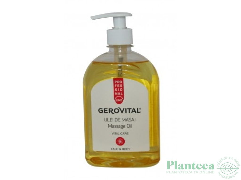 Ulei masaj fata corp Profesional Line 500ml - GEROVITAL