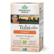 Ceai tulsi ghimbir 18dz - ORGANIC INDIA