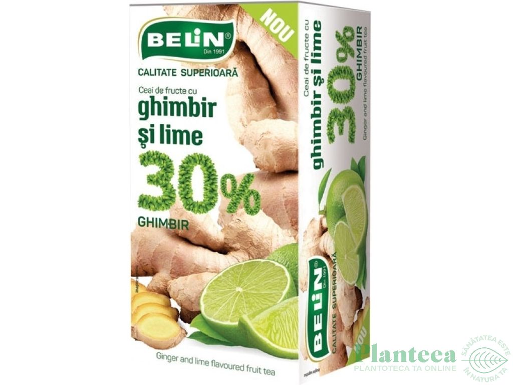 Ceai cu 30%ghimbir lime 20dz - BELIN