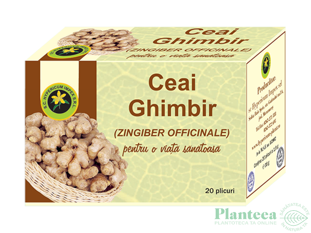 Ceai ghimbir 20dz - HYPERICUM PLANT