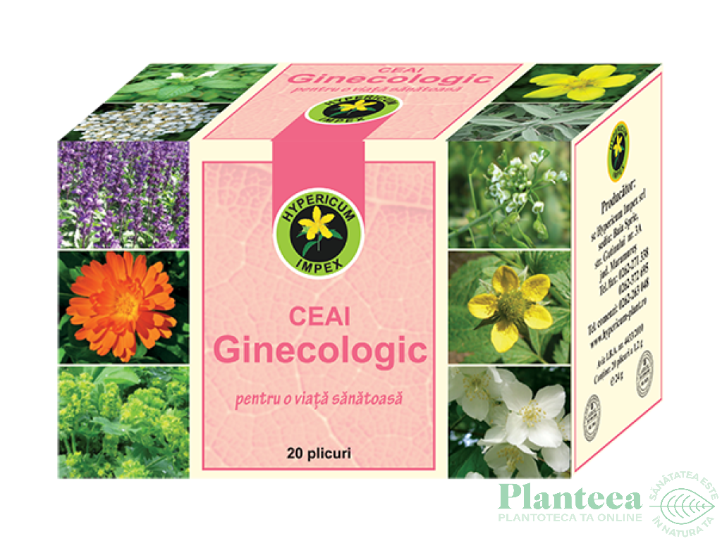 Ceai ginecologic 20dz - HYPERICUM PLANT