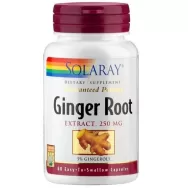 Ginger root [ghimbir] 250mg 60cps - SOLARAY