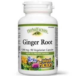 Ginger root [ghimbir] 1200mg 90cps - NATURAL FACTORS