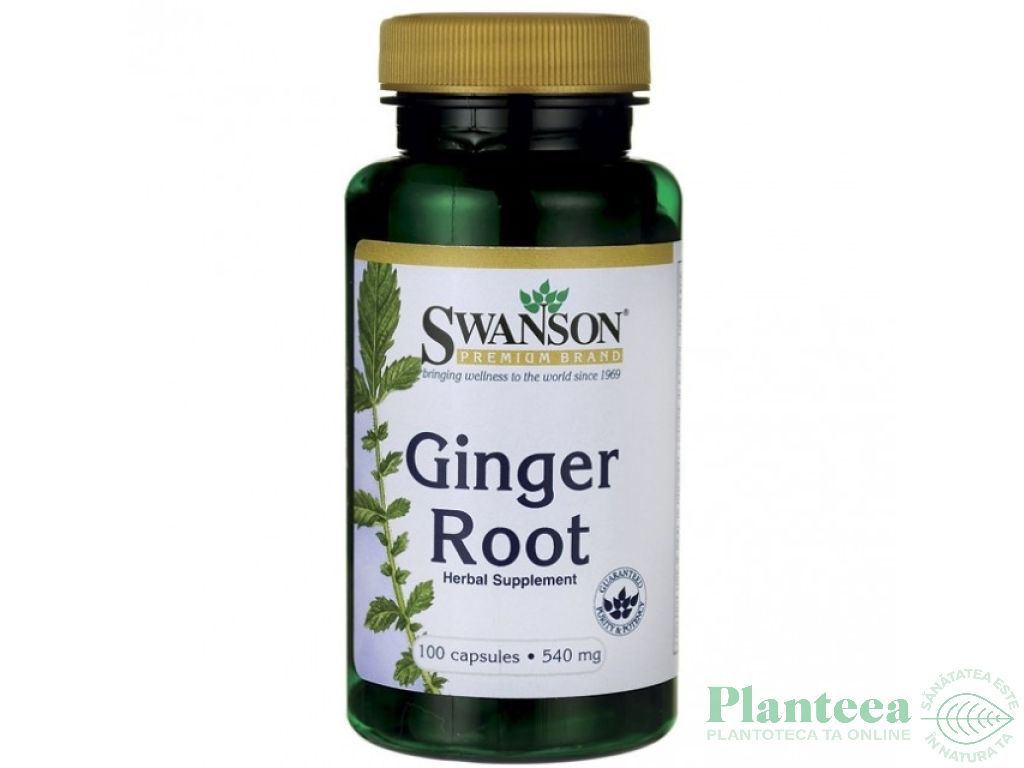 Ginger root [ghimbir] 540mg 100cps - SWANSON