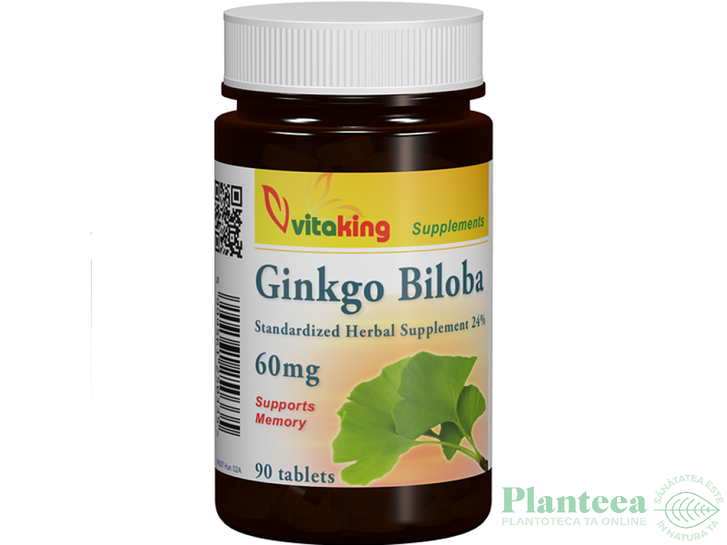 Ginkgo biloba 60mg 90cp - VITAKING