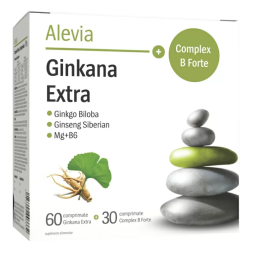 Kit Ginkana Memento 60cp+Complex B forte 30cp - ALEVIA