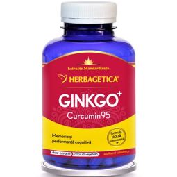 Ginkgo+ curcumin95 120cps - HERBAGETICA