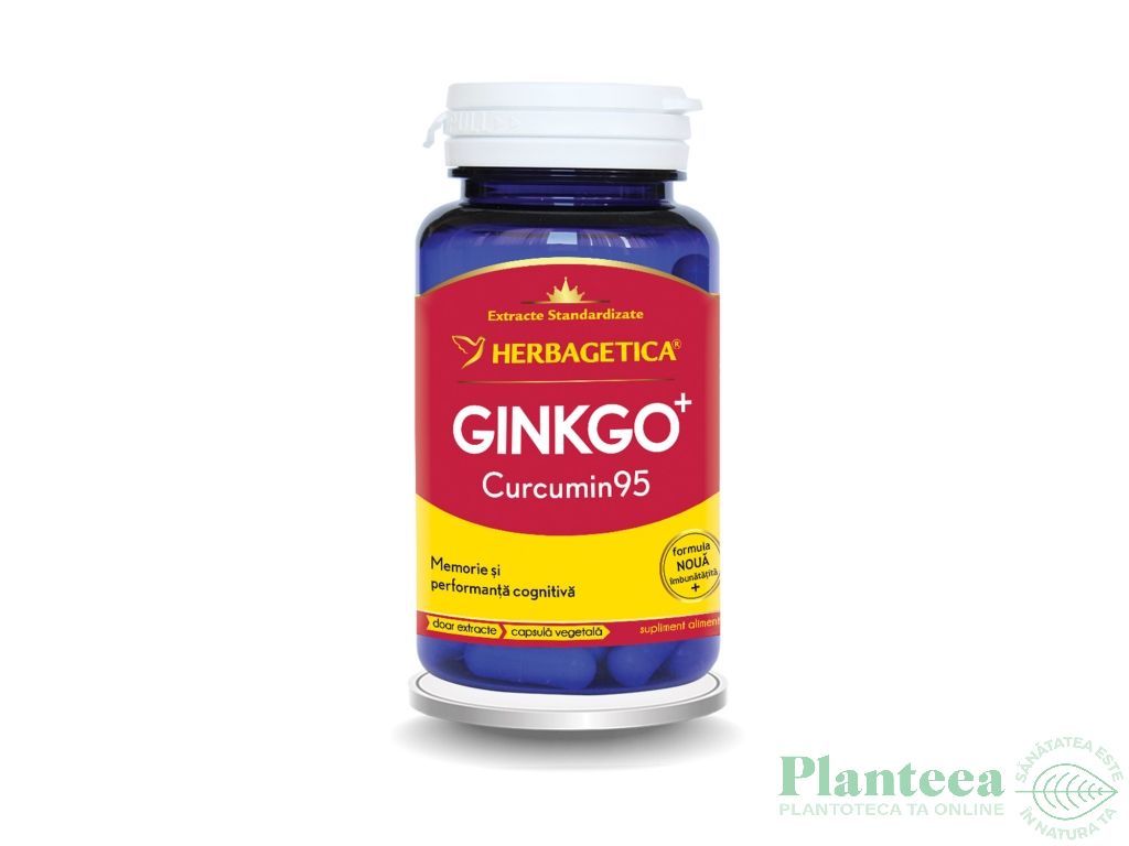 Ginkgo+ curcumin95 30cps - HERBAGETICA