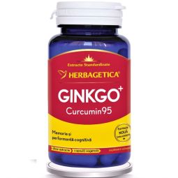 Ginkgo+ curcumin95 60cps - HERBAGETICA
