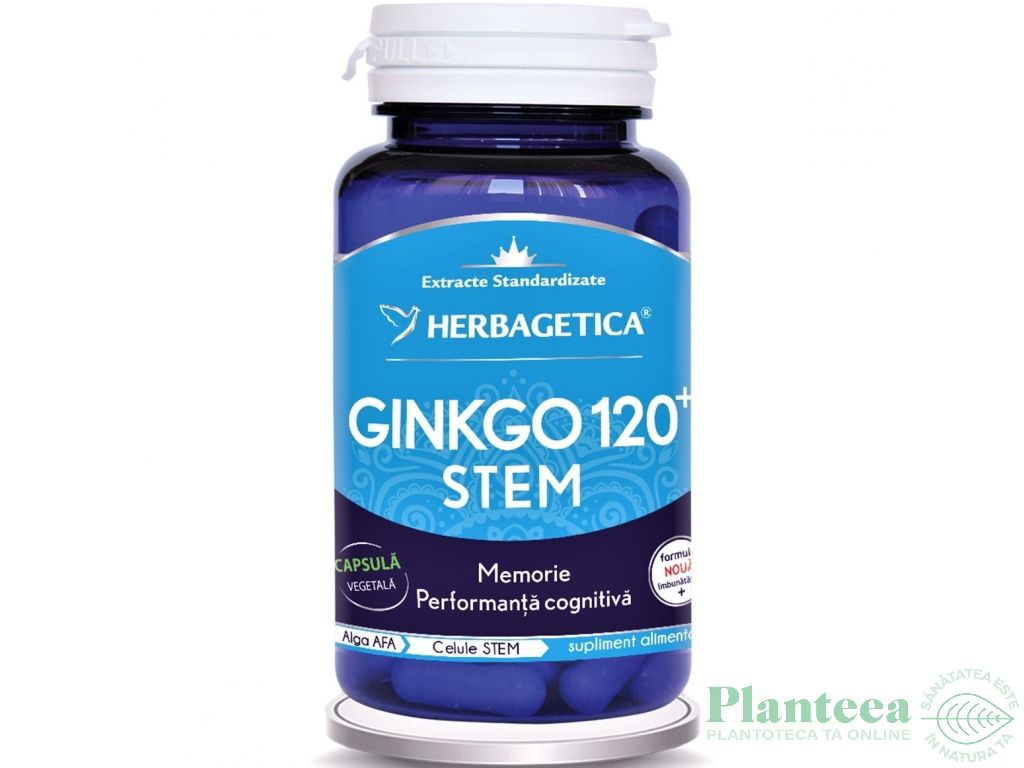 Ginkgo120+ stem 30cps - HERBAGETICA