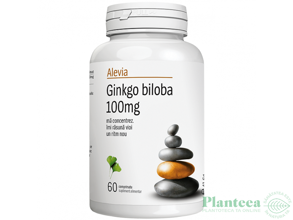 Ginkgo biloba 100mg 60cp - ALEVIA