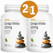 Pachet Ginkgo Biloba 100mg 2x60cp - ALEVIA