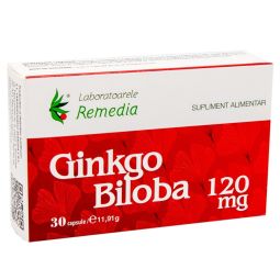 Ginkgo biloba 120mg 30cps - REMEDIA