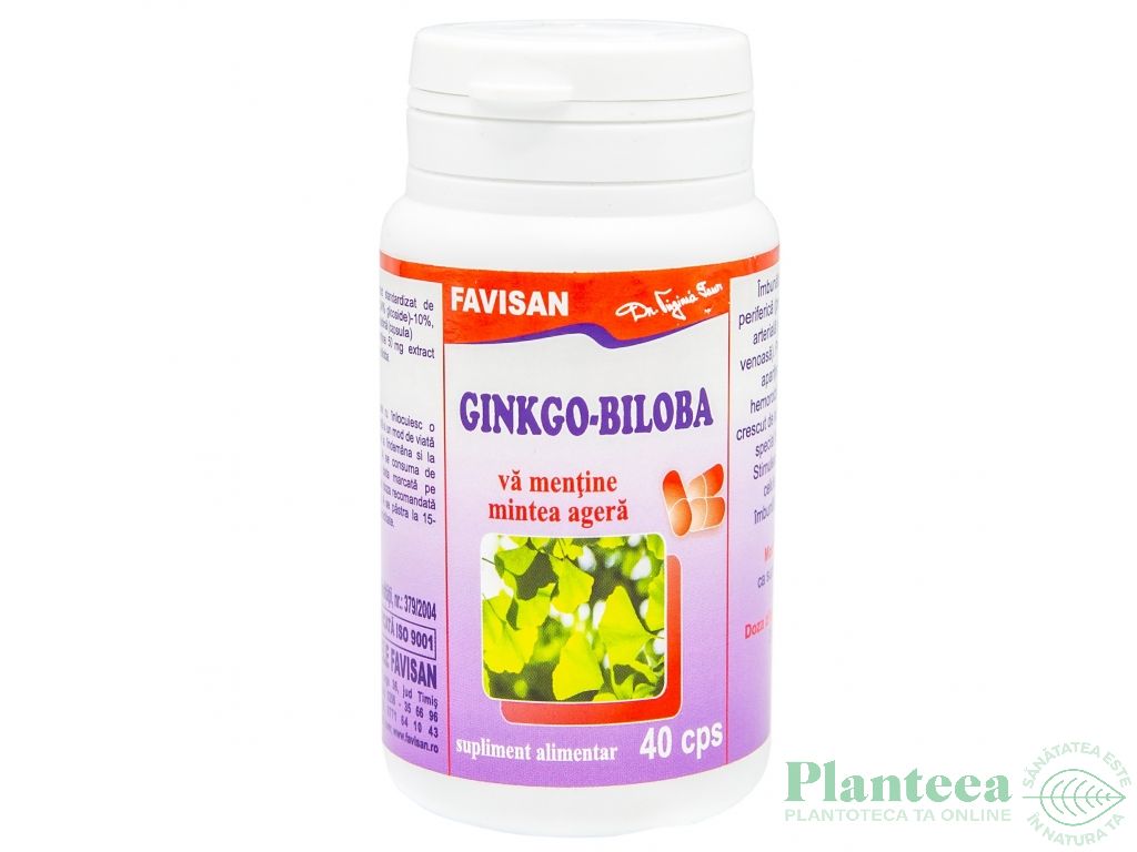 Ginkgo biloba 40cps - FAVISAN