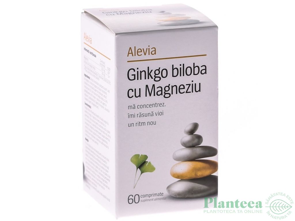 Ginkgo biloba magneziu 60cp - ALEVIA