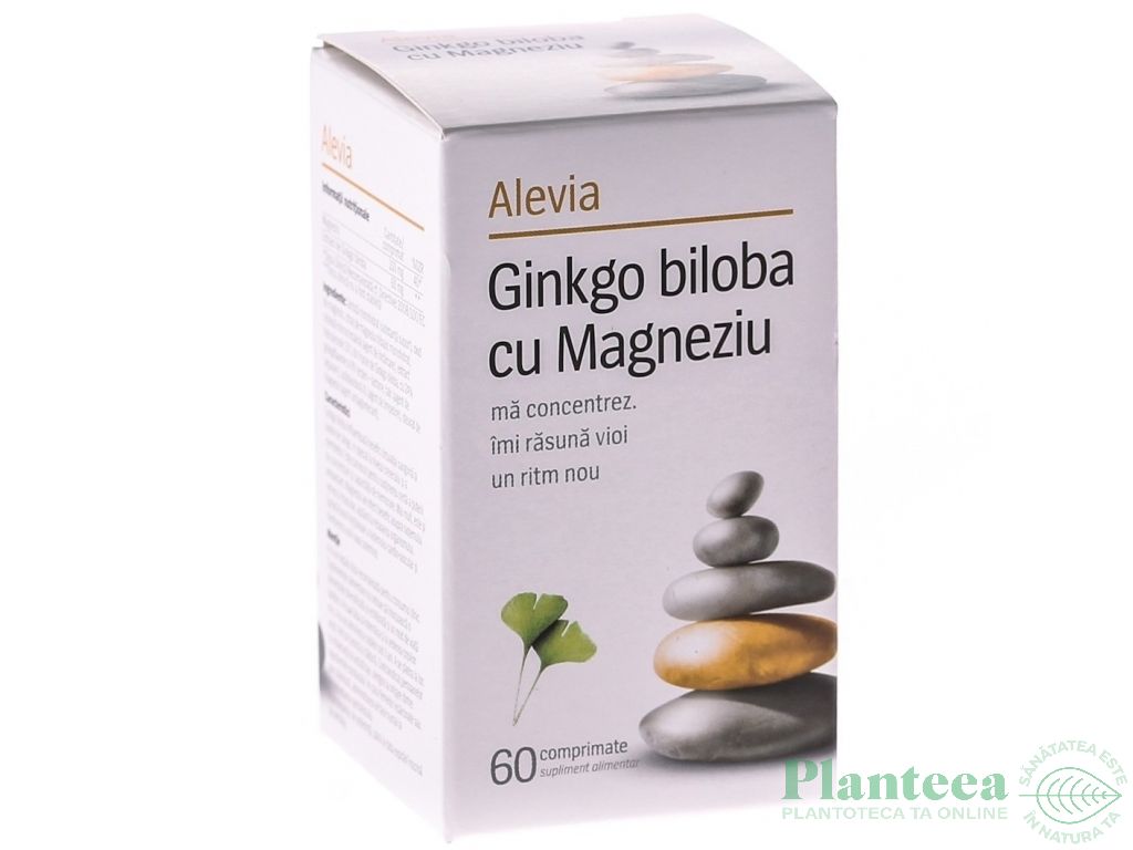 Ginkgo biloba magneziu 60cps - ALEVIA