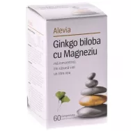 Ginkgo biloba magneziu 60cp - ALEVIA