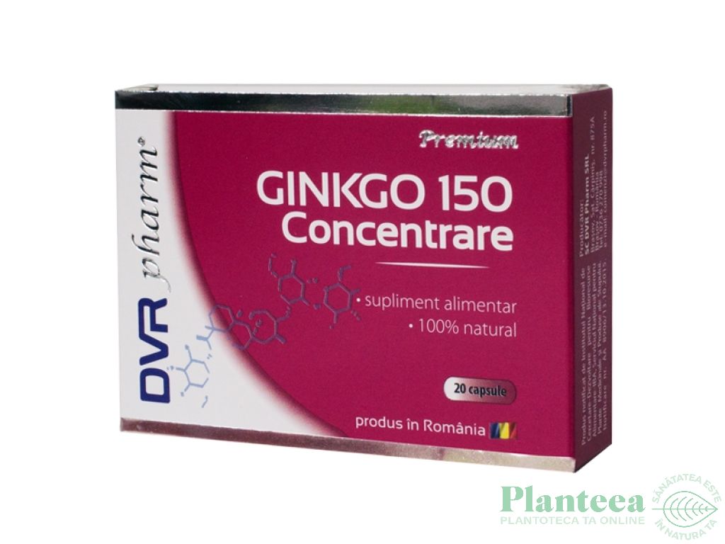 Ginkgo 150 Concentrare 20cps - DVR PHARM