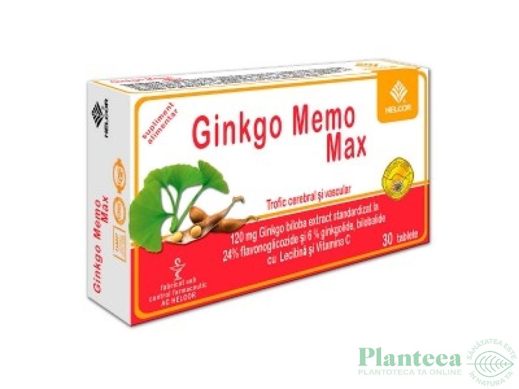 Ginkgo memo max 30cp - AC HELCOR