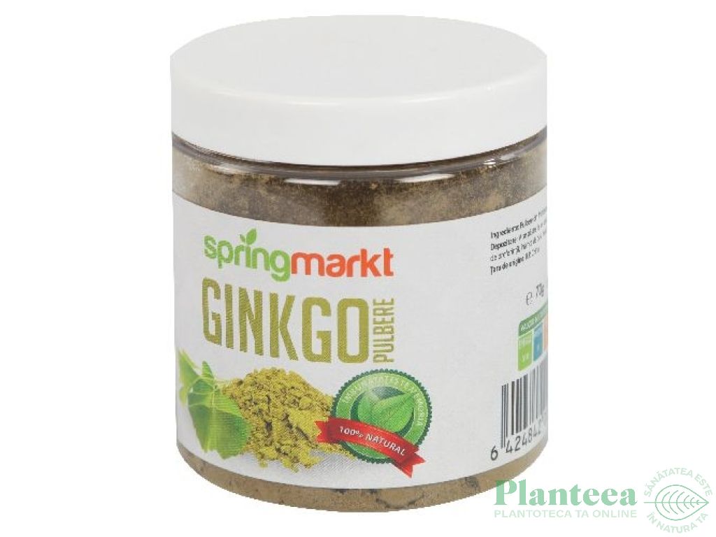 Pulbere ginkgo 70g - SPRINGMARKT