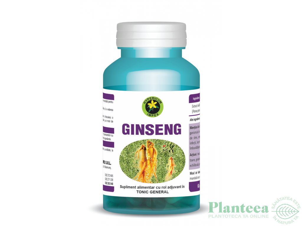 Ginseng siberian 60cps - HYPERICUM PLANT