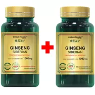 Pachet Ginseng siberian 1000mg 60+30cps - COSMO PHARM