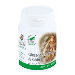 Ginseng coreean ghimbir 60cps - MEDICA