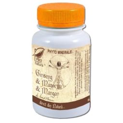 Ginseng magneziu mangan 60cps - MEDICA