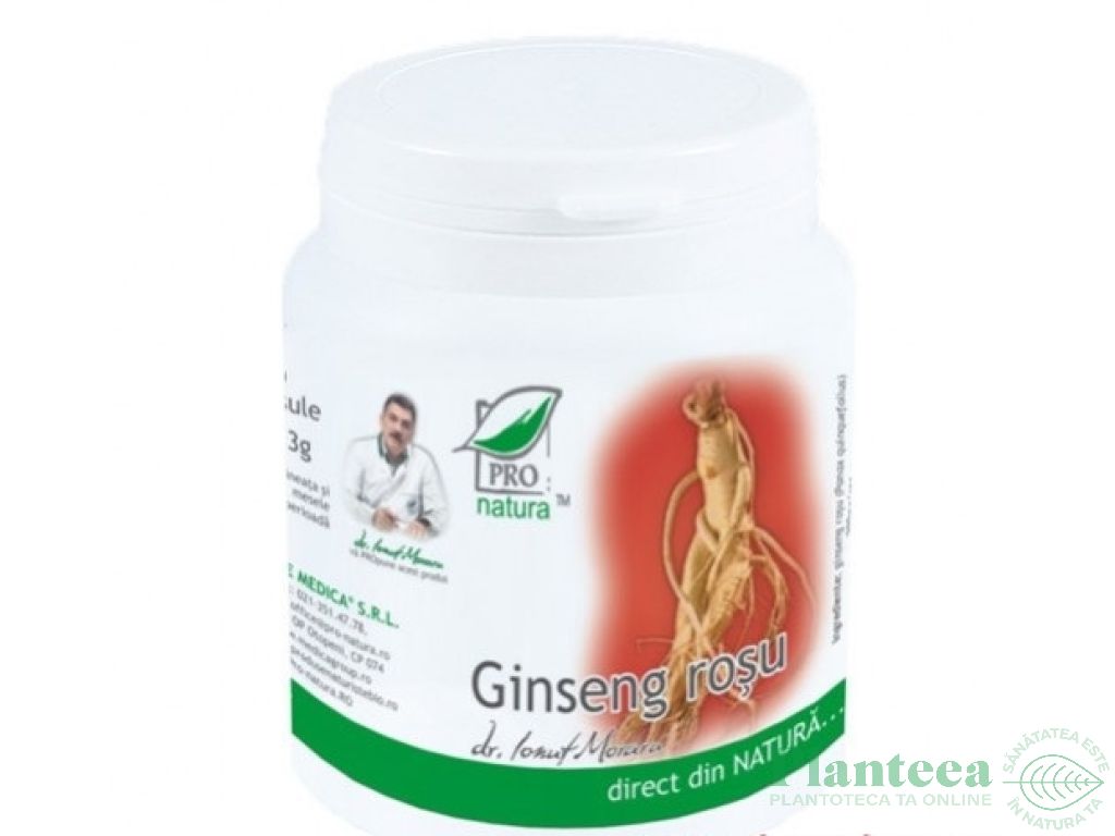 Ginseng rosu 200cps - MEDICA