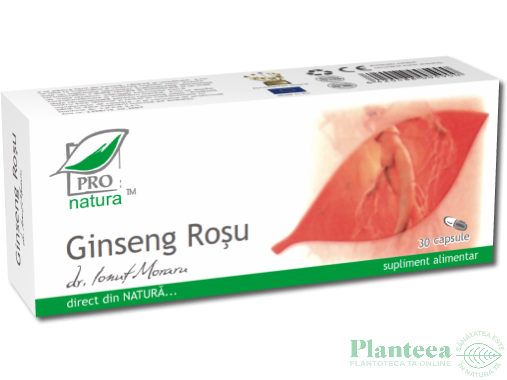 Ginseng rosu 30cps - MEDICA