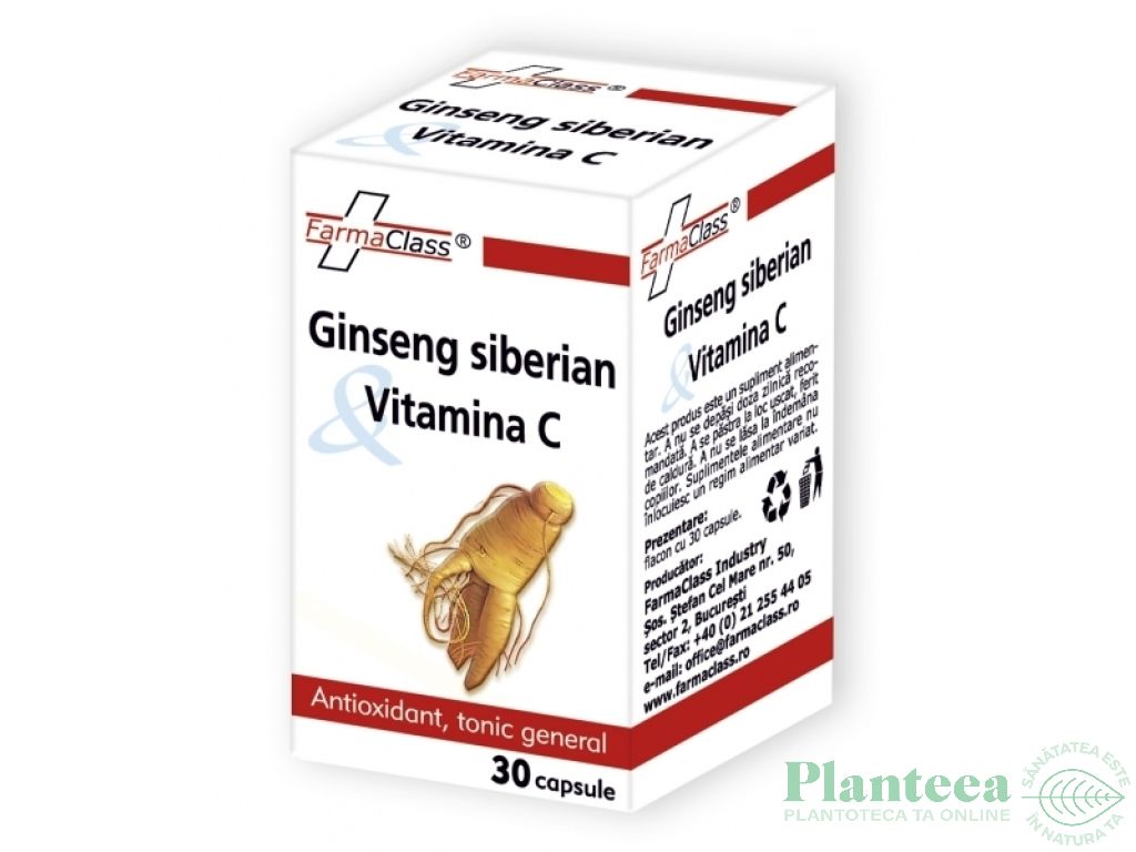 Ginseng siberian C 30cps - FARMACLASS