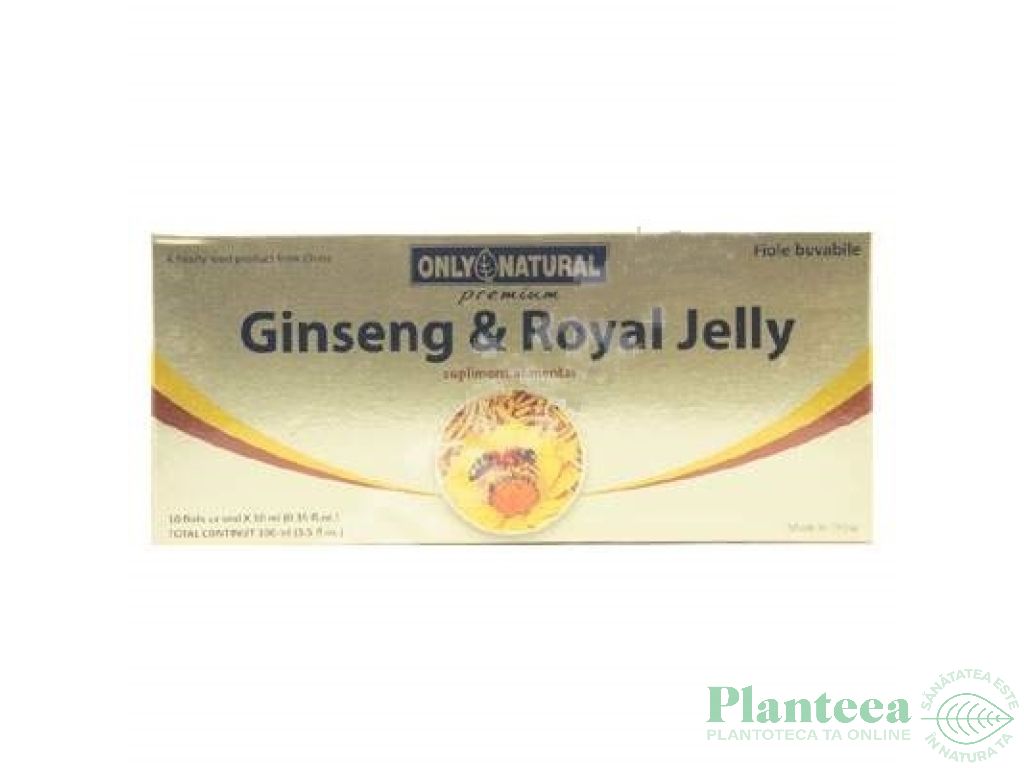 Ginseng royal jelly 10fl - ONLY NATURAL