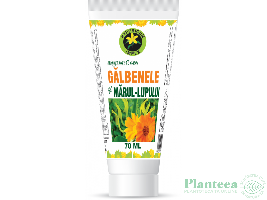 Unguent galbenele marul lupului 70ml - HYPERICUM PLANT