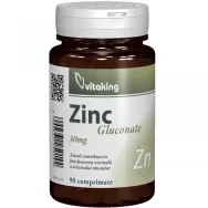 Zinc gluconat 30mg 90cp - VITAKING