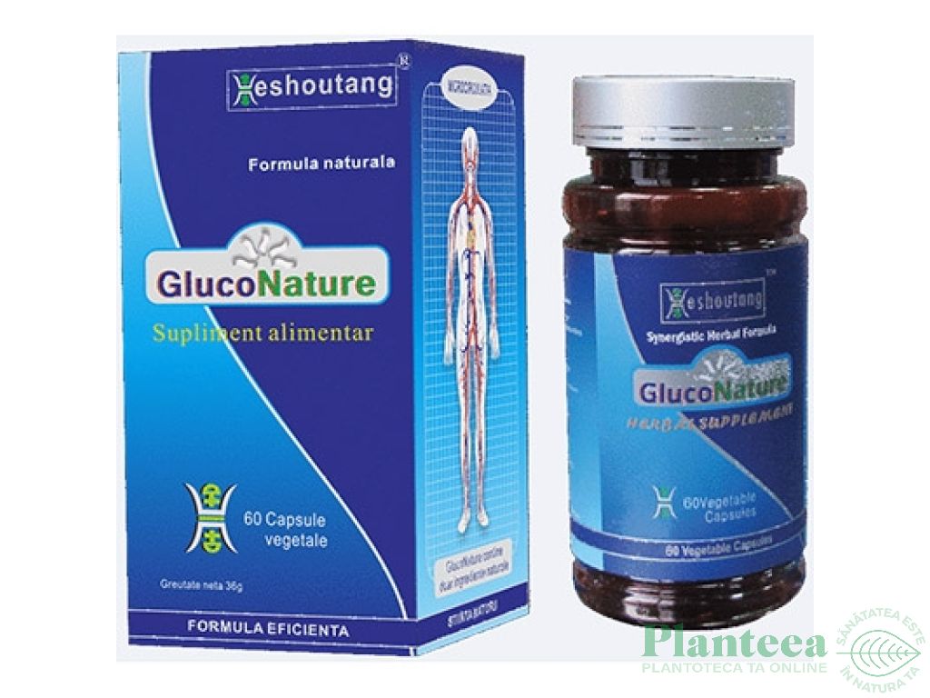 GlucoNature 60cps - HESHOUTANG TCM