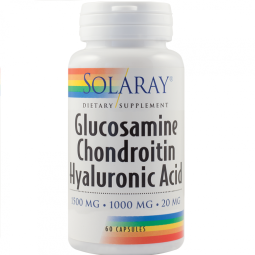 Glucosamine chondroitin hyalunoric acid 60cps - SOLARAY