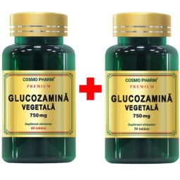 Pachet Glucozamina vegetala 750mg 60+30cps - COSMO PHARM