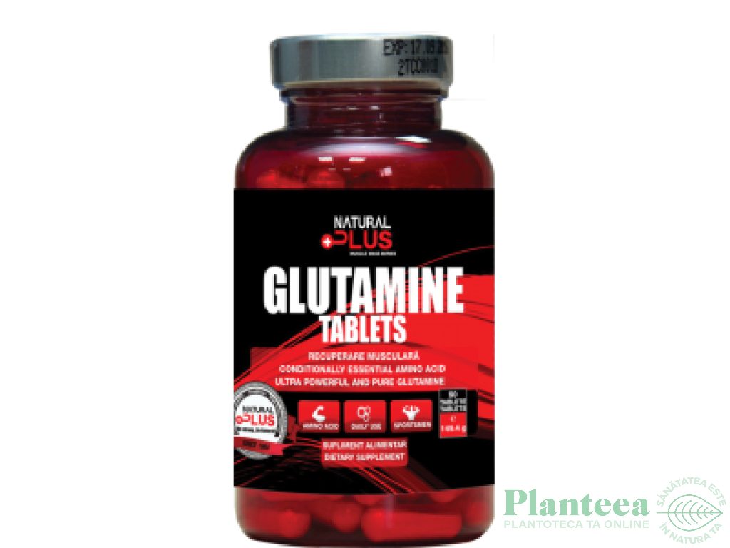 Glutamina 90cps - NATURAL PLUS