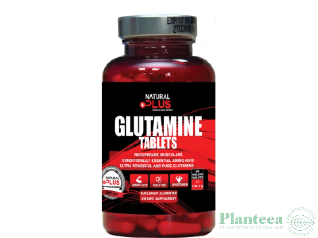 Glutamina 90cps - NATURAL PLUS
