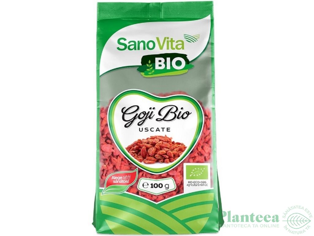 Goji uscat bio 100g - SANOVITA