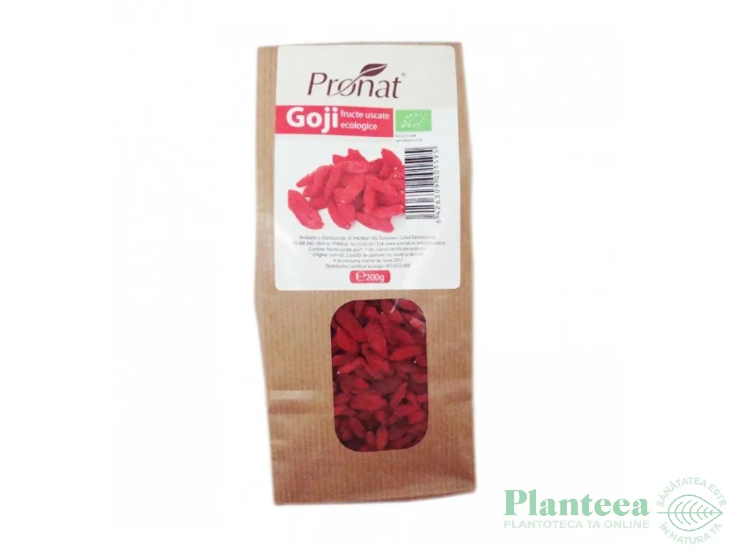 Goji uscat eco 200g - PRONAT