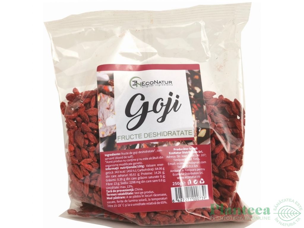 Goji fructe uscate 250g - ECONATUR