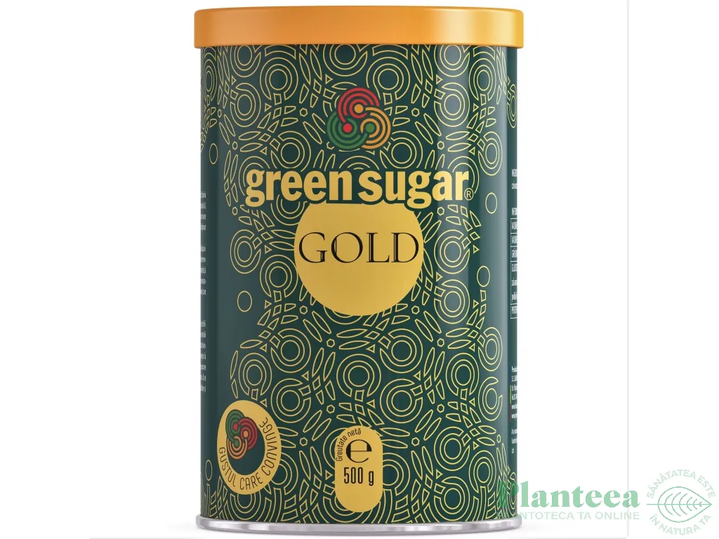 Eritritol stevie indulcitor cristalizat Gold 500g - GREEN SUGAR