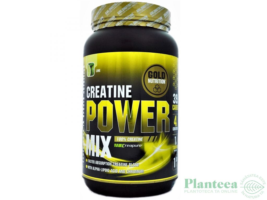 Pulbere creatina power mix lamaie 1kg - GOLD NUTRITION