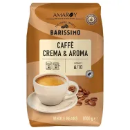 Cafea boabe arabica robusta Crema & Aroma 1kg - BARISSIMO