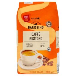 Cafea boabe arabica robusta Gustoso 1kg - BARISSIMO